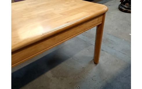 TABLE BASSE PIN CLAIR