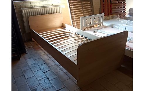 LIT+SOMMIER À LATTES 90/200