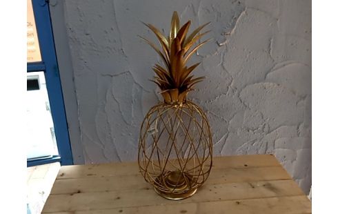 BOUGEOIR ananas dore