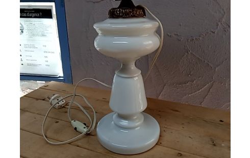 QUINQUET electrifié opaline