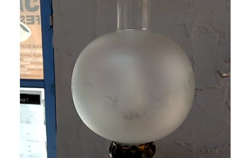 QUINQUET electrifié opaline