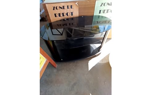 MEUBLE TV VERRE FUMÉ