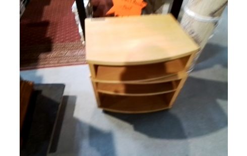 MEUBLE TV DECOR BOIS PIVOTANT