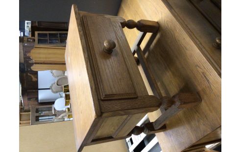 CHEVET CHENE 1 TIROIR LOT DE 2