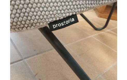 FAUTEUIL PROSTORIA POLYGON TISSU BEIGE 1400EUR NEUF