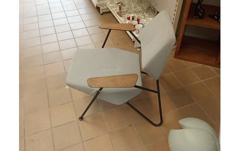 FAUTEUIL PROSTORIA POLYGON TISSU BEIGE 1400EUR NEUF