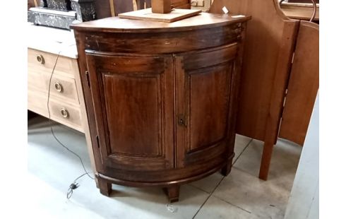 ENCOIGNURE CHENE FONCE 2 PORTES GALBÉES