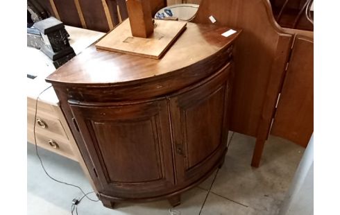 ENCOIGNURE CHENE FONCE 2 PORTES GALBÉES