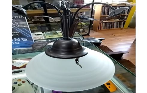 LAMPE A SUSPENDRE VERRE ET METAL