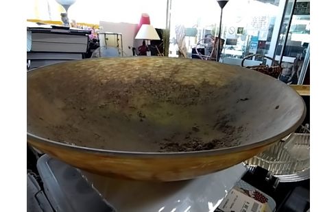 COUPELLE DE LAMPE PATE DE VERRE