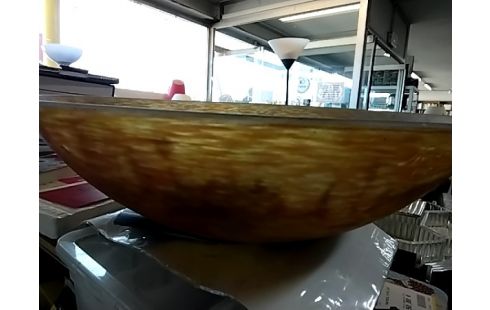 COUPELLE DE LAMPE PATE DE VERRE