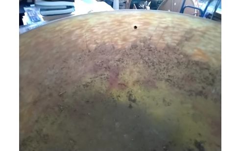 COUPELLE DE LAMPE PATE DE VERRE