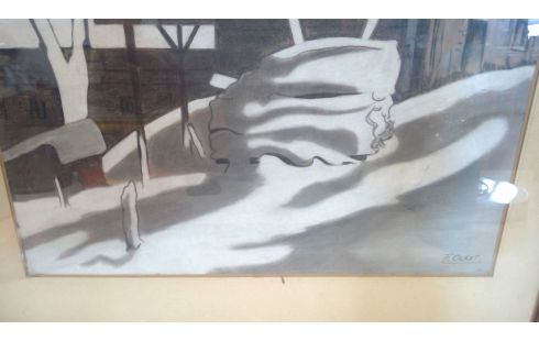 PASTELTEKENING KADER F OCKET