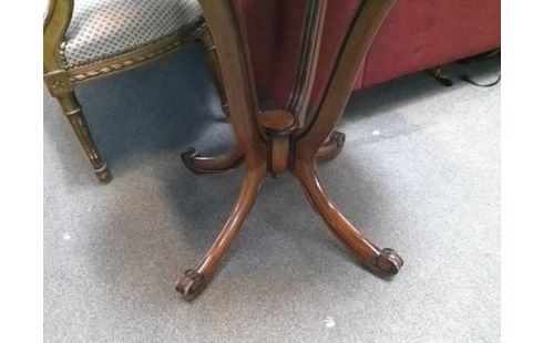 GUERIDON ROND MERISIER (QLQS RAYURES)