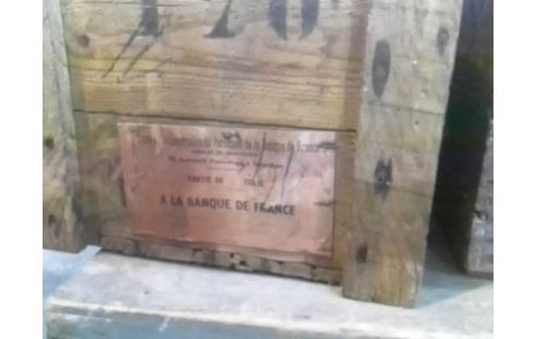 CAISSE BOIS PUBLICITAIRE