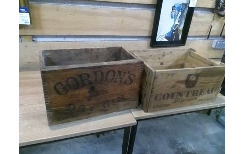 CAISSE BOIS PUBLICITAIRE