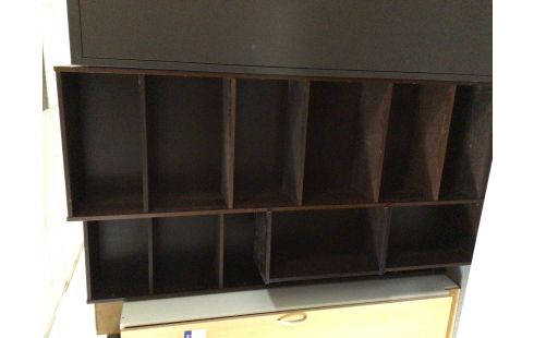 ETAGERE COULEUR CHENE FONCE