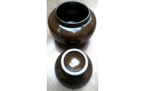 VASE COUVERT DESIGN ANNEES 70 EMAIL DEDICACE