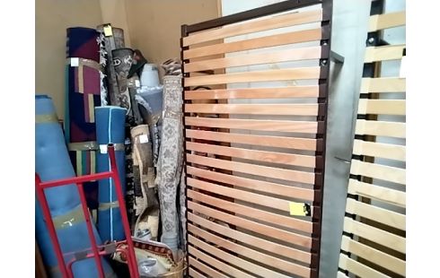 SOMMIER A LATTES 90X190 SUR PIEDS