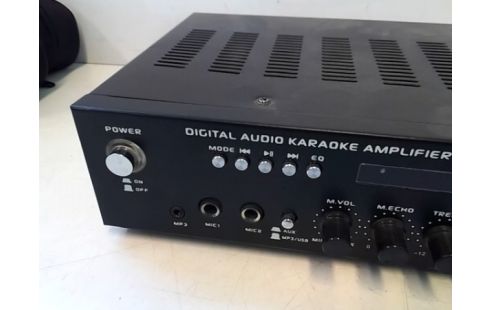 AMPLIFICATEUR KARAOKE LED WOOD S-100