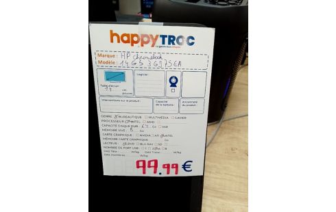 ORDINATEUR PC HP CHROME