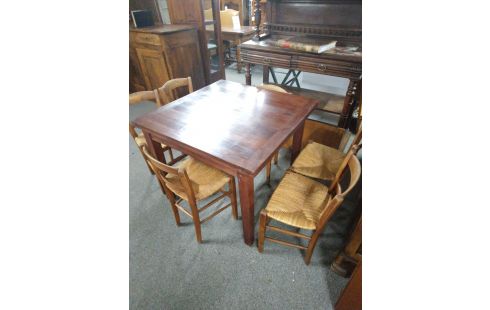 LOT DE 6 CHAISES BISTROT