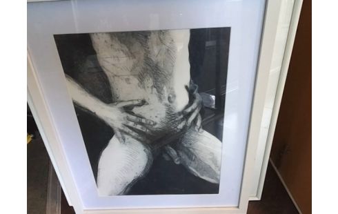 CADRE SOUS VERRE REPRO WILLIBRORD HAAS