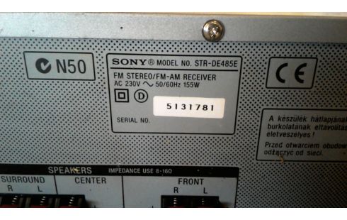 AMPLIFICADOR SONY ESTADO ACTUAL