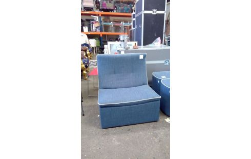 FAUTEUIL EN TISSU BLEU