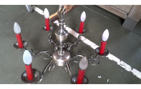 LÁMPARA DE TECHO RAMA, , ESTAÑO COLOR