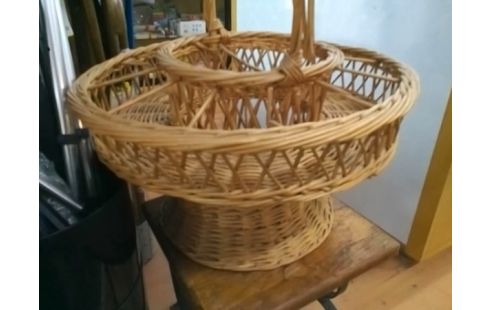 PANIER BAR ROTIN (ABIME)