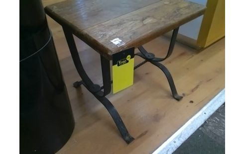 PORTE POT BOIS ET FER