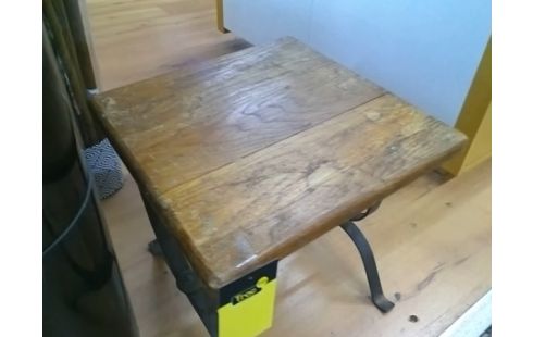 PORTE POT BOIS ET FER