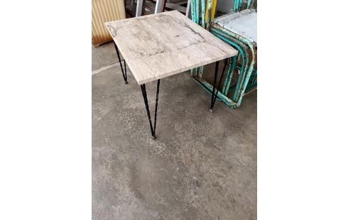 TABLE BASSE PLATEAU MARBRE