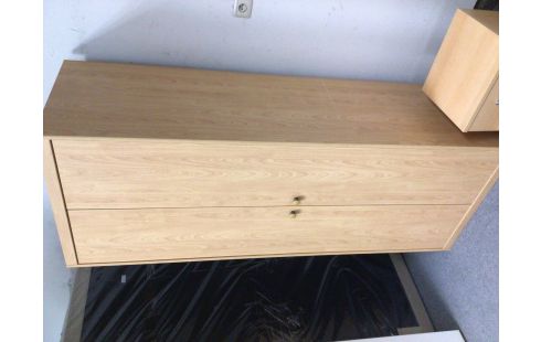 GARDE ROBES 2P COULEUR HETRE