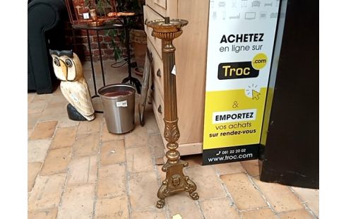 BOUGEOIR cuivre 74cm