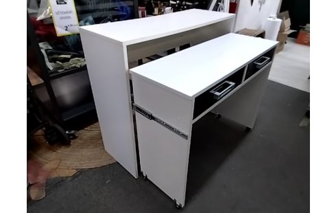 COIFFEUSE BLANCHE MODERNE TIROIR