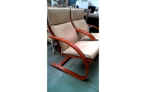 BUTACA. IKEA BEIS CUERO LA UNIDAD