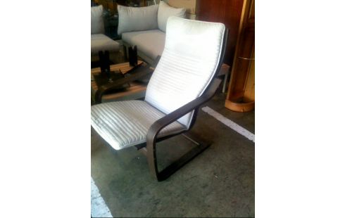 SILLÓN TELA GRIS