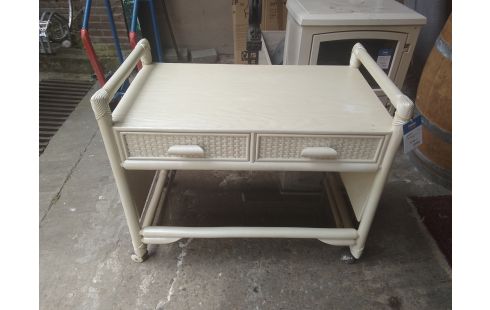 DESSERTE A ROULETTES BAMBOU