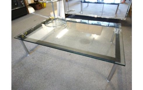 TABLE BASSE INSPIRATION LE CORBUSIER