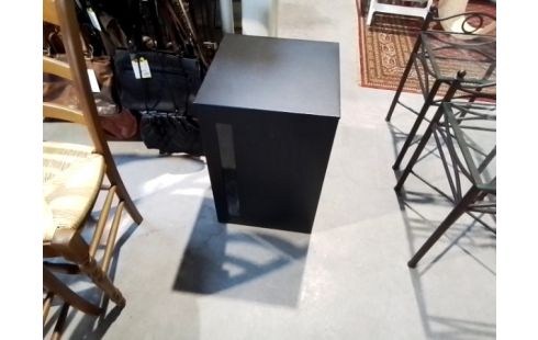 COFFRE A PELET MÉTAL NOIR