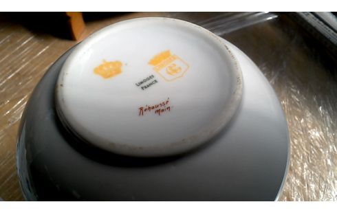 VASE LIMOGES BLANCHE PORCELAINE FLEUR