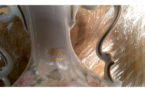 VASE LIMOGES BLANCHE PORCELAINE FLEUR