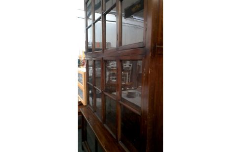 BOEKENKAST ANTIEK TEAK