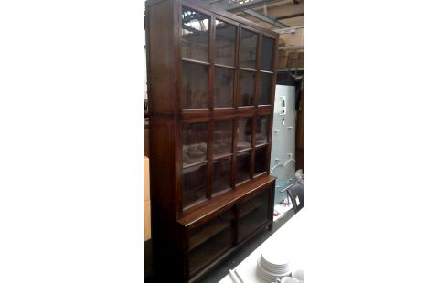 BOEKENKAST ANTIEK TEAK