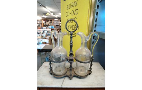 HUILIER METAL ARGENTE