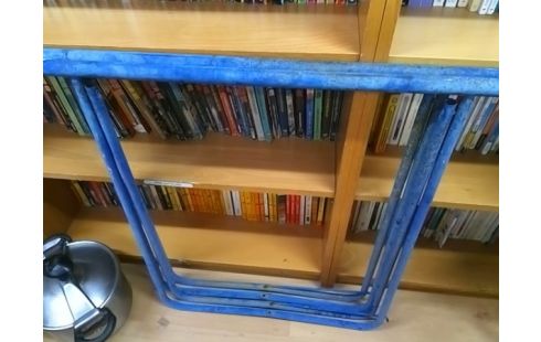 PAIRE DE TRETAUX METAL