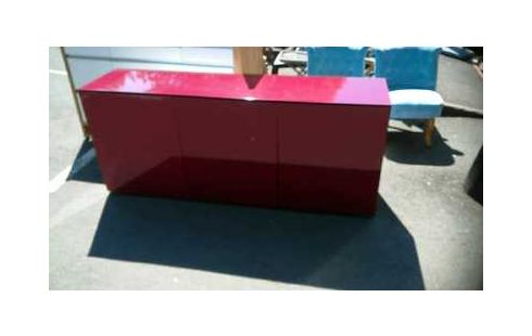 BUFFET BAS ROUGE LAQUE