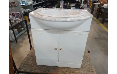 MEUBLE SALLE DE BAINS 2 PORTES